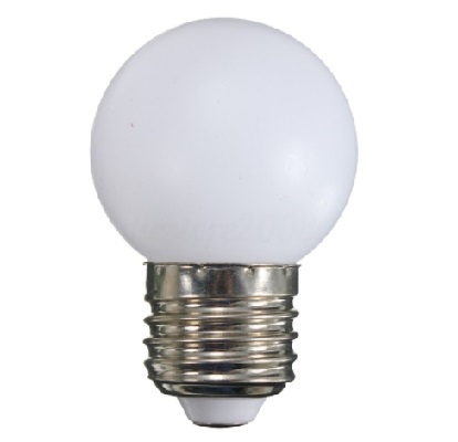 Bóng nhựa hình cầu đui xoáy, công suất: 7W, ánh sáng trắng